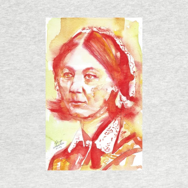 FLORENCE NIGHTINGALE watercolor portrait .1 by lautir